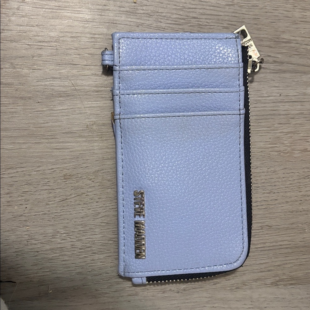 Steve Madden Pastel Blue Card Wallet